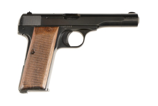 GERMAN WW II PROOFED FN 1922 SEMI AUTO PISTOL.