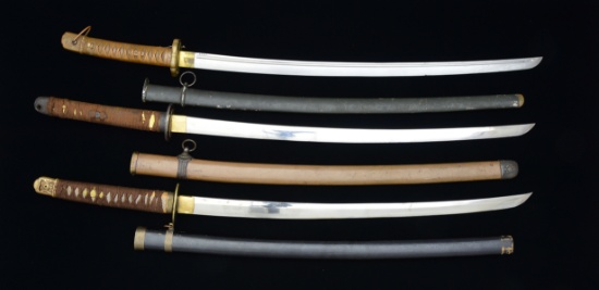 3 JAPANESE KATANA.