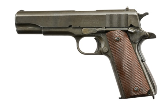 REMINGTON RAND MODEL 1911A1 SEMI AUTO PISTOL.