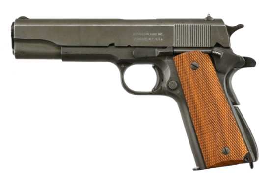 REMINGTON RAND 1911 A1 SEMI AUTO PISTOL.