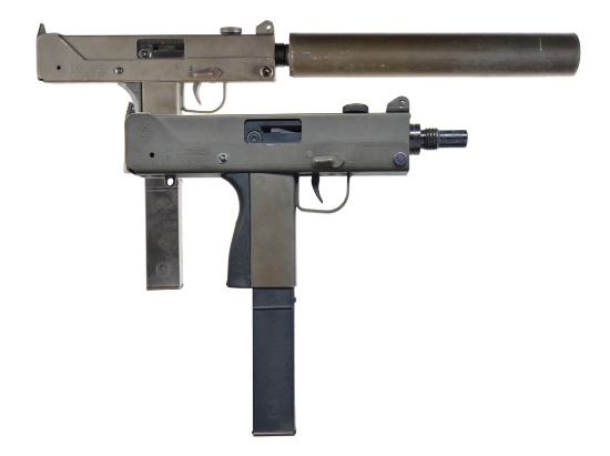 2 COBRAY M11 CAL. 9 MM SEMI AUTO PISTOLS.