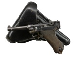 ERFURT 1918 DATE MILITARY LUGER SEMI AUTO PISTOL.