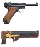 MAUSER S/42 1938 DATE LUGER SEMI AUTO PISTOL &