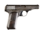 RARE BELGIAN NAGANT SEMI AUTO PISTOL.