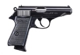 POLICE MARKED WALTHER MODEL PP SEMI-AUTO PISTOL.