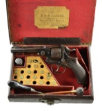 CASED D & J FRASER AGENT MARKED COMMERCIAL WEBLEY