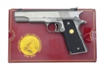 COLT STAINLESS GOLD CUP NM SERIES 80 SEMI-AUTO