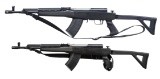 2 CJA SKS SEMI AUTO RIFLES.