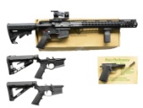 4 SEMI AUTO FIREARM RECEIVERS.