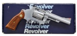 2 SMITH & WESSON STAINLESS 22 MAGNUM REVOLVERS.