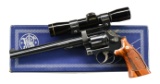 2 SCOPED SMITH & WESSON MODEL 17-4 REVOLVERS.