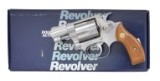 2 SMITH & WESSON STAINLESS J FRAME REVOLVERS.