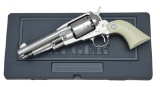 RUGER STAINLESS FIXED SIGHT OLD ARMY REVOLVER.