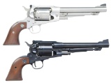 2 RUGER S# 46 OLD ARMY REVOLVERS.