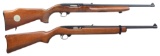 2 RUGER SEMI AUTO CARBINES; 10/22 CANADIAN & 44R.