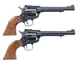 2 RUGER OLD MODEL SUPER SINGLE-SIX CONVERTIBLE