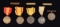 3 NAVY CAMPAIGN MEDALS, GOOD CONDUCT MEDAL &