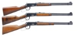 3 WINCHESTER PRE 64 MODEL 94 LEVER ACTION CARBINES