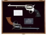 CASED PAIR OF COLT PEACEMAKER CENTENNIAL SINGLE