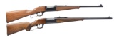 2 SAVAGE MODEL 99 LEVER ACTION RIFLES.