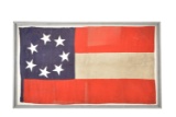 CONFEDERATE 7-STAR FIRST NATIONAL FLAG.