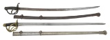 PAIR OF FRENCH EARLY 19TH CENTURY CAVALRY SABERS.