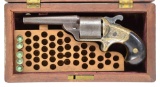 CIRCA 1864 MOORE'S TEAT FIRE REVOLVER WITH CASE