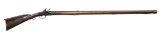 EARLY UNMARKED PENNSYLVANIA FULL STOCK FLINTLOCK.