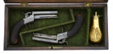 UNMARKED BRITISH PERCUSSION PISTOLS WITH