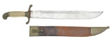 19TH CENTURY EUROPEAN BELT KNIFE.