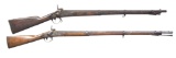 2 CIVIL WAR ERA MUSKETS.