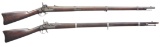 2 1861 DATED SPRINGFIELD MODEL 1861 RIFLE MUSKETS.