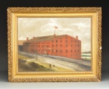 HISTORIC PAINTING OF LIBBY PRISON RICHMOND,