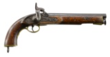 BRITISH PATTERN 1856 MILITARY SINGLE SHOT PISTOL.