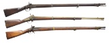 3 EUROPEAN PERCUSSION MUSKETS