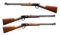 3 WINCHESTER 9422 LEVER ACTION CARBINES.