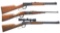3 LEVER ACTION SPORTING RIFLES.