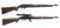 2 REMINGTON NYLON SERIES SEMI AUTO RIFLES.