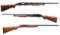 3 WINCHESTER MODEL 12 PUMP SHOTGUNS.