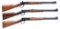 3 WINCHESTER PRE 64 MODEL 94 LEVER ACTION CARBINES