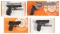 4 TAURUS HANDGUNS W/ FACTORY BOXES.