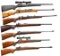 7 SPORTERIZED MILITARY BOLT ACTION RIFLES.