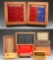 GROUPING OF VINTAGE COLT HANDGUN BOXES & 2 CASE