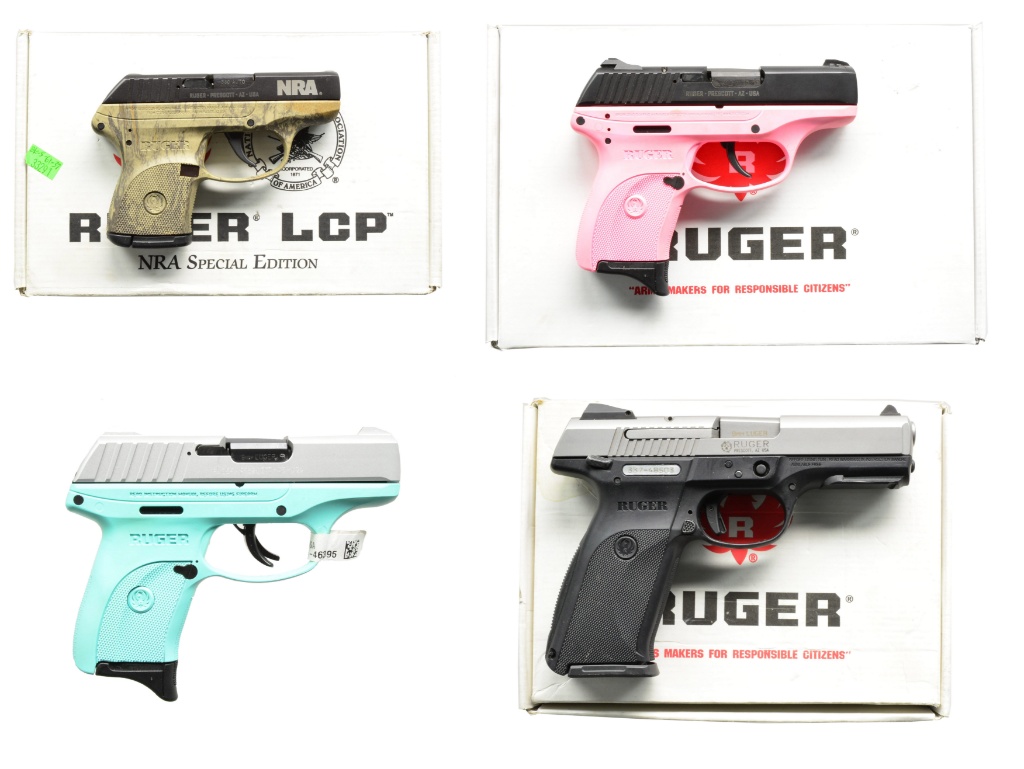 4 RUGER SEMI-AUTO PISTOLS: LCP, LC380, EC9s & SR9. | Online Auctions |  Proxibid