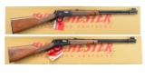 2 WINCHESTER MODEL 9422 LEVER ACTION RIFLES.