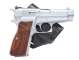 BROWNING BELHERT CUSTOM HI-POWER SEMI AUTO PISTOL.