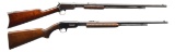 WINCHESTER 1890 & 61 PUMP RIFLES.