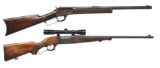 MARLIN & SAVAGE LEVER ACTION RIFLES.