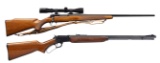 2 CUSTOM BOLT ACTION SPORTING RIFLES.