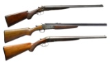 3 EARLY SXS FIREARMS.